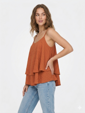 Rusty Ruffles Top